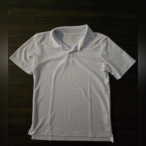 Place White Polo Shirt Short Sleeve Knit